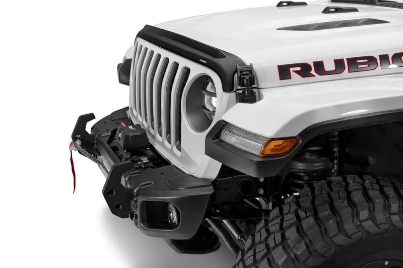 Husky Liners Aeroskin Ii Hood Protector; Matte Black Low Profile 2830060 1