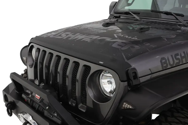 Husky Liners Aeroskin Ii Hood Protector; Matte Black Low Profile 2830060 2