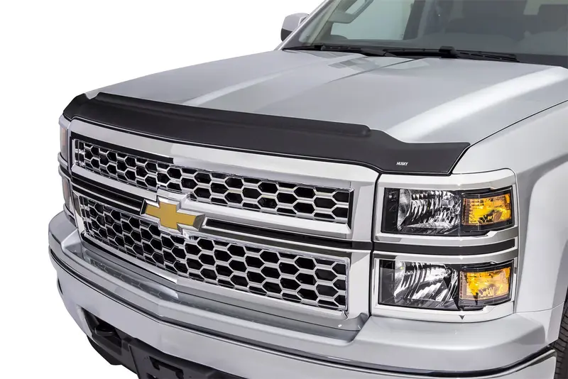 Husky Liners Aeroskin Ii Hood Protector; Matte Black Low Profile 2830087 1