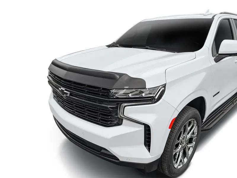 Husky Liners Aeroskin Ii Hood Protector; Matte Black Low Profile 2830123 1
