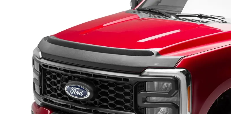 Husky Liners Aeroskin Ii Hood Protector; Matte Black Low Profile 2830135 1