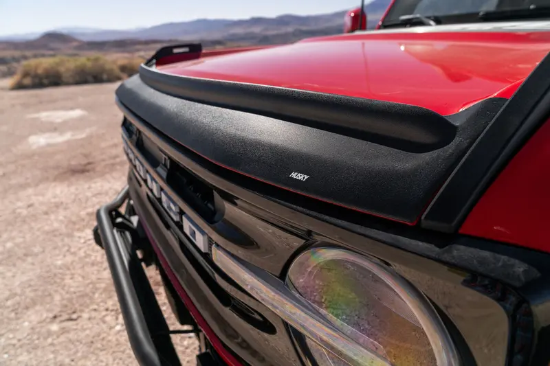 Husky Liners Aeroskin Ii Hood Protector; Matte Black Low Profile 2830183 1