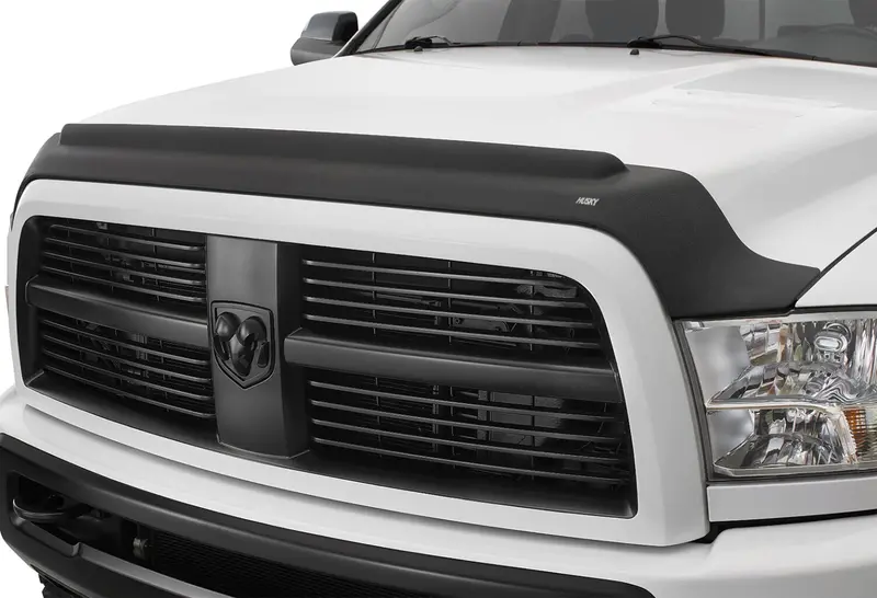 Husky Liners Aeroskin Ii Hood Protector; Matte Black Low Profile 2830189 1