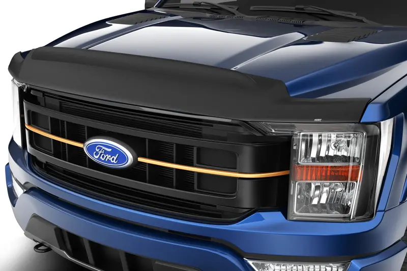 Husky Liners Aeroskin Ii Hood Protector; Matte Black Low Profile 2830229 1