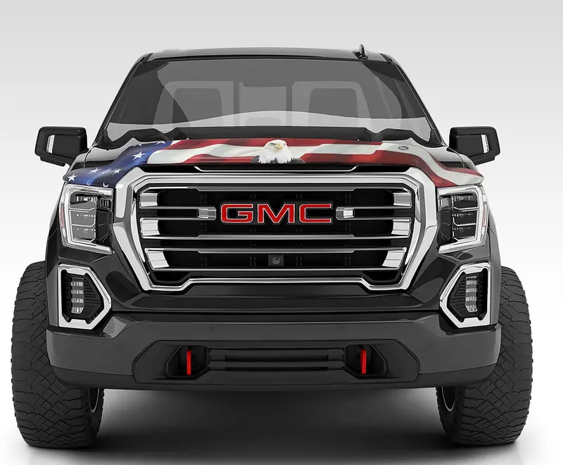 Husky Liners Eagle American Flag Bug Shield Hood Protector 2818947 1