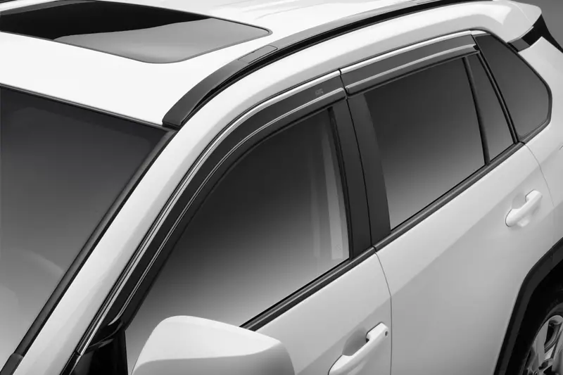 Husky Liners Low Profile Ventvisor Deflector; Smoke With Chrome Trim; Outside Mount; 4 Pc. 2025 Kia Sorento 2884074 1
