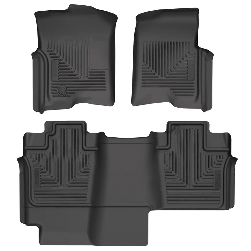 Husky Liners Weatherbeater - Front & 2Nd Seat Floor Liners 2004-2008 Ford F-150 Supercrew Cab Pickup 93621 1