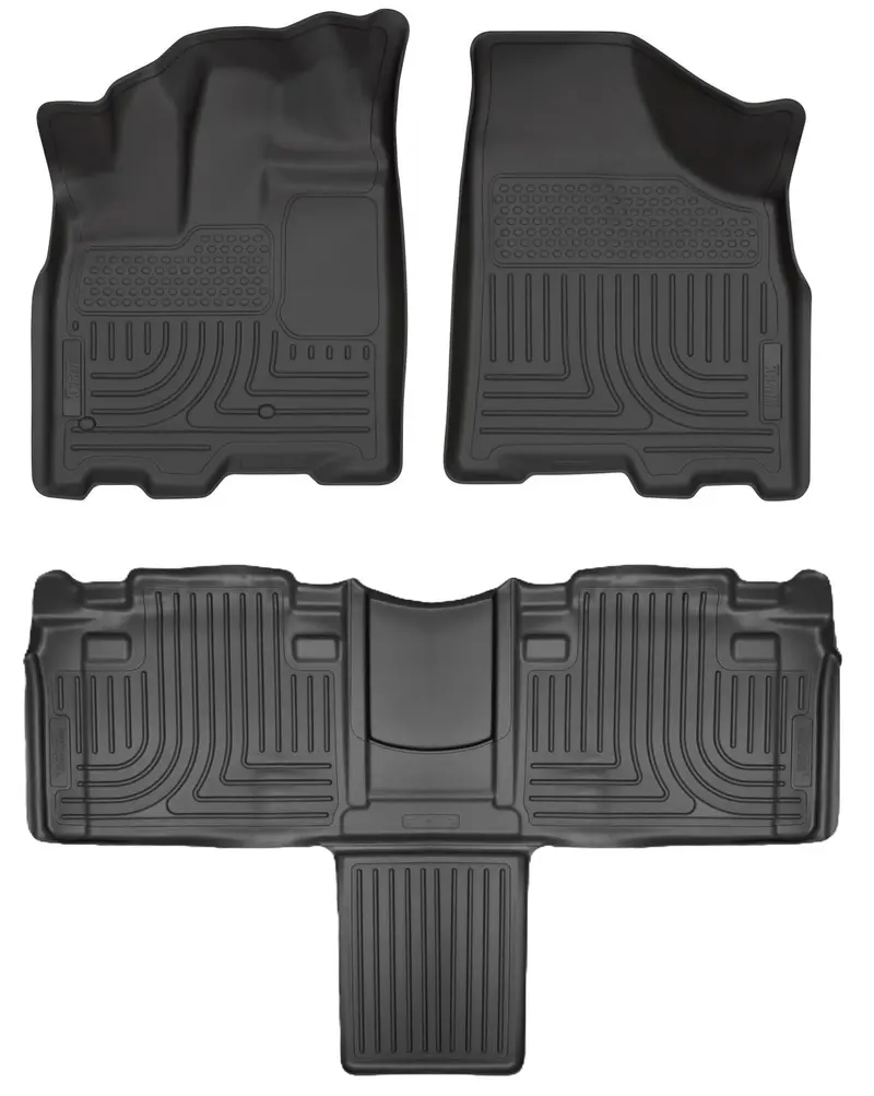 Husky Liners Weatherbeater - Front & 2Nd Seat Floor Liners 2011-2020 Toyota Sienna 93861 1