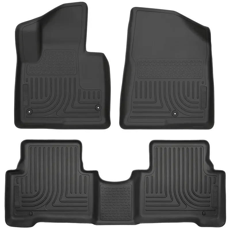 Husky Liners Weatherbeater - Front & 2Nd Seat Floor Liners 2013-2018 Hyundai Santa Fe Sport 93831 1