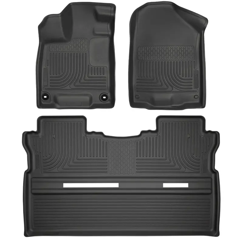 Husky Liners Weatherbeater - Front & 2Nd Seat Floor Liners 2017-2025 Honda Ridgeline 93811 1