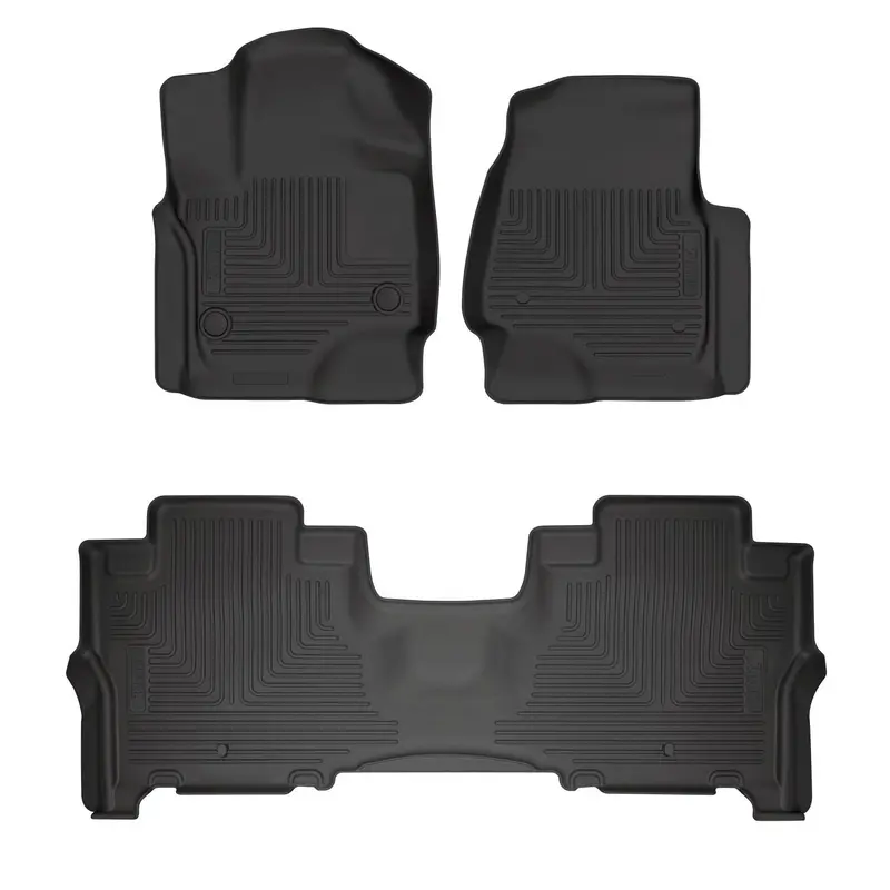 Husky Liners Weatherbeater - Front & 2Nd Seat Floor Liners 2018-2023 Lincoln Navigator 93741 1