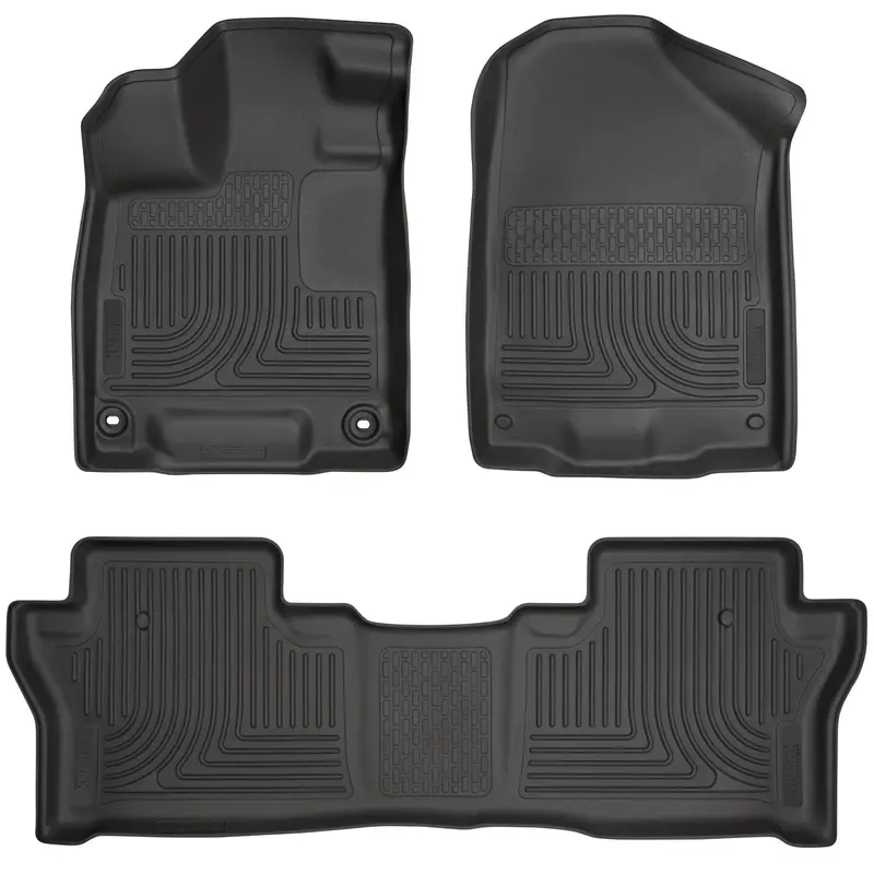 Husky Liners Weatherbeater - Front & 2Nd Seat Floor Liners 2019-2025 Honda Passport 93781 1