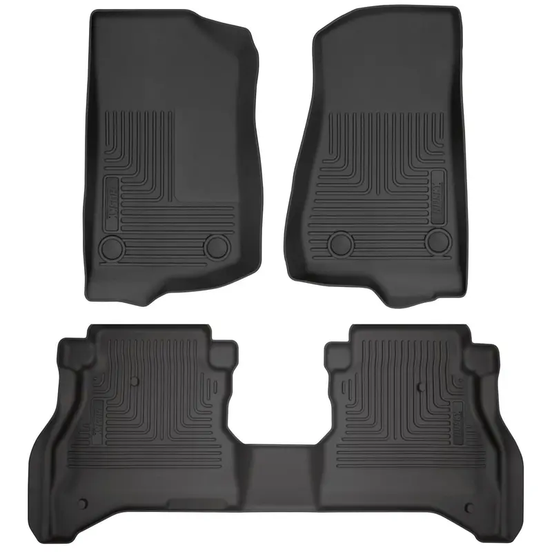 Husky Liners Weatherbeater - Front & 2Nd Seat Floor Liners 2020-2024 Jeep Gladiator 93681 1