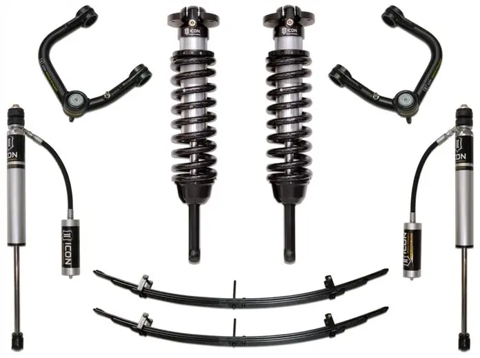 Icon 0-3.5" Lift Stage 3 Suspension Kit Tubular Uca For 2005-2023 Toyota Tacoma 1