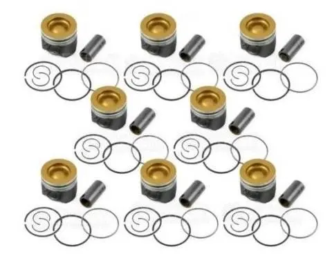 International Hd Piston & Ring Set For 08-10 6.4 Powerstroke .020" Oversized 1