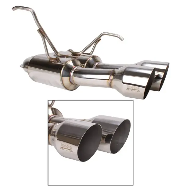 Invidia Gemini Steel Cat-Back Exhaust W/ 3.5" Quad Tips For 2022-2024 Subaru Wrx 2