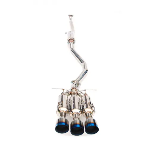 Invidia Gemini Triple Titanium Tip Cat-Back Exhaust Kit For 2017-2021 Honda Civic Si Sedan 1