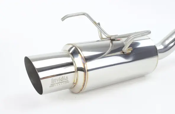 Invidia N1 Single Exit 4" Tip Cat-Back Exhaust System For 02-06 Acura Rsx Type-S 2