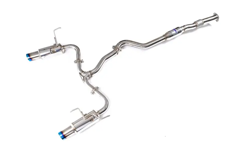 Invidia N1 Twin Outlet Titanium Tips Cat-Back Exhaust For 15-21 Subaru Wrx/Sti 1