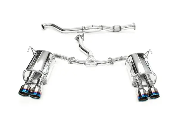 Invidia Q300 Cat-Back Exhaust Kit W/ Quad Titanium Tips For 2022-2024 Subaru Wrx 1