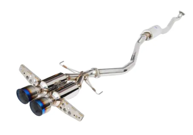 Invidia R400 Cat Back Exhaust W/ 4" Titanium Tip For 17-21 Honda Civic Hatchback 1