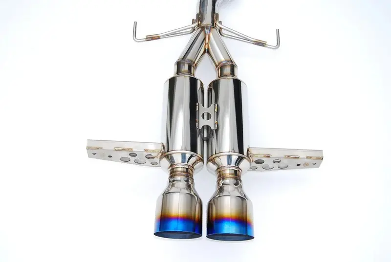 Invidia R400 Cat Back Exhaust W/ 4" Titanium Tip For 17-21 Honda Civic Hatchback 2