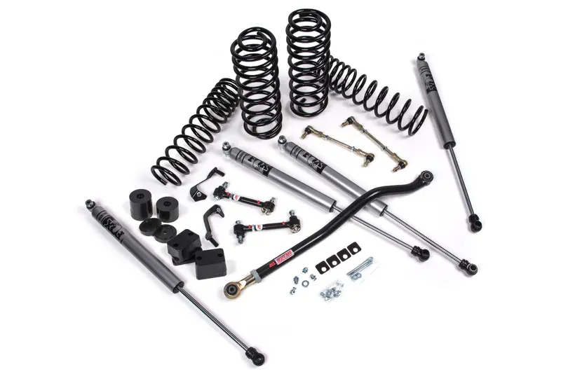 Jks J-Venture 3" Lift Kit W/ Fox 2.0 Adv Shocks For 18-25 Jeep Wrangler Jl 2Dr 1