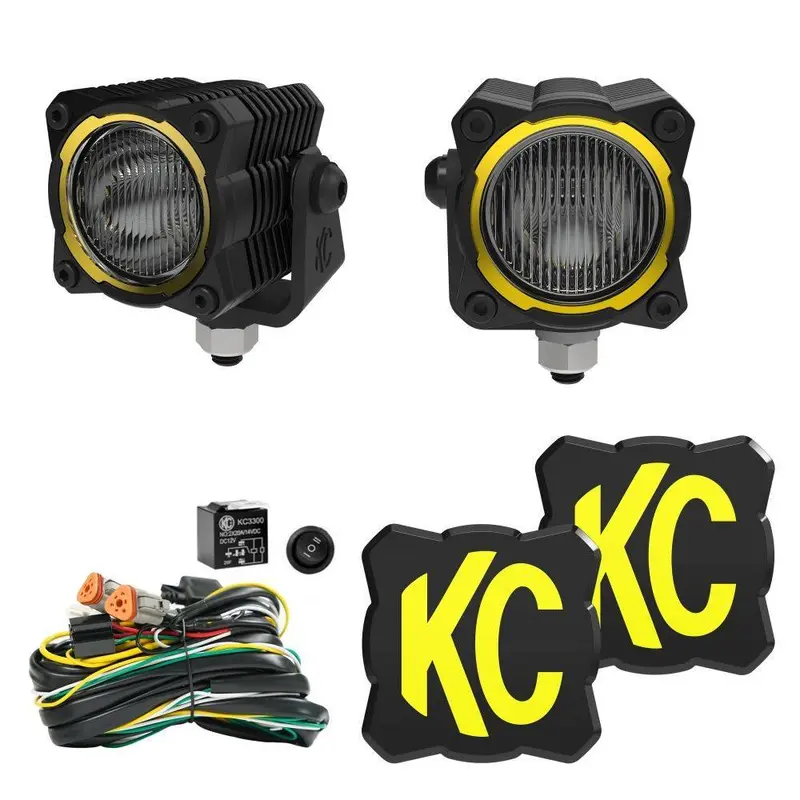 Kc Hilites 2.6" Flex Era 1 Led Backup Light W/ Spread Beam Universal 2430 Lumens 1
