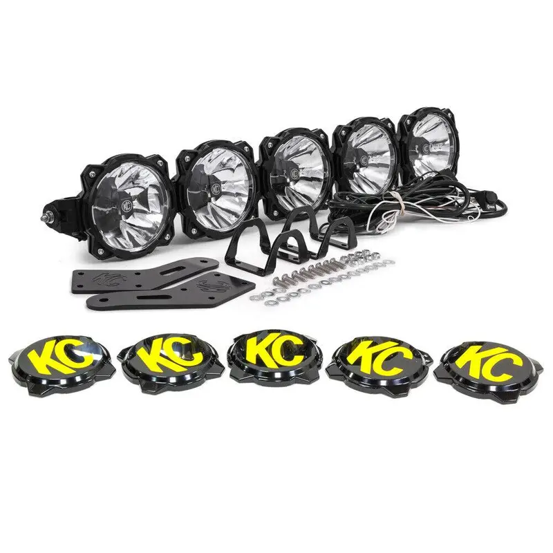 Kc Hilites 32" Pro6 Gravity Led 5 Light Bar Combo Beam For 2014-2018 Polaris Rzr 1