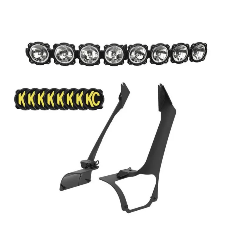 Kc Hilites 50" Gravity Pro6 Led Combo Beam Light Bar For Jeep 2021-2022 Wrangler 4Xe 2