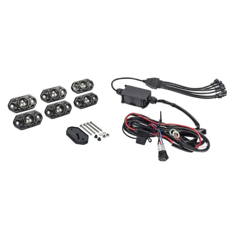 Kc Hilites C-Series Rgb Multi-Color Led 9W Food Beam Rock Light Kit - Universal 1