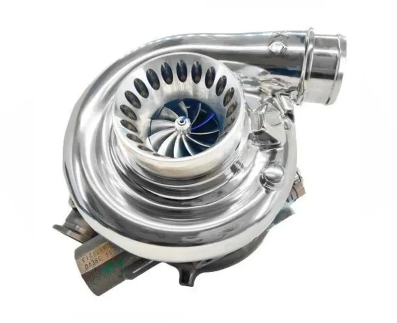 Kc Stage 3 Polished 10 Blade Turbo (68/70) For 2003 Ford 6.0L Powerstroke Diesel 1