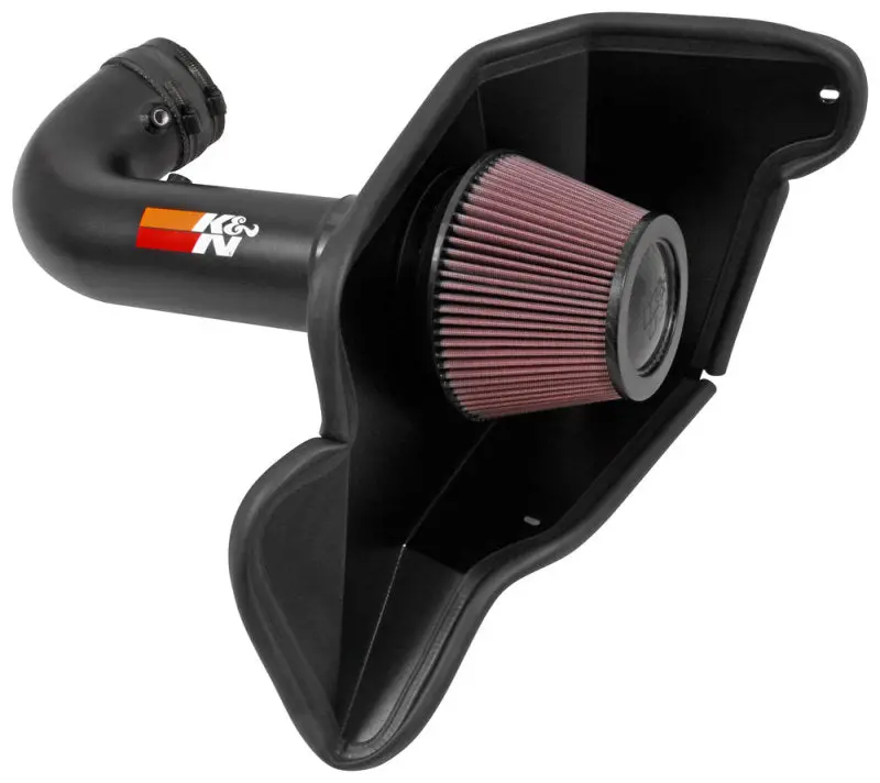 K&N Aluminum Cold Air Intake W/ Oiled Filter For 2016-2019 Ford Mustang Shelby 5.2L 1