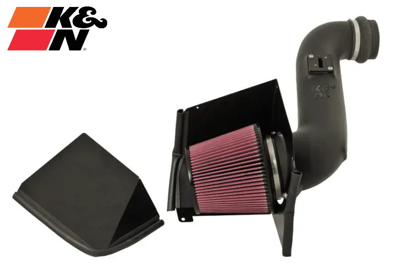K&N Cold Air Intake System W/ Oiled Filter For 07-10 Gm 2500/3500 6.6L Duramax 1