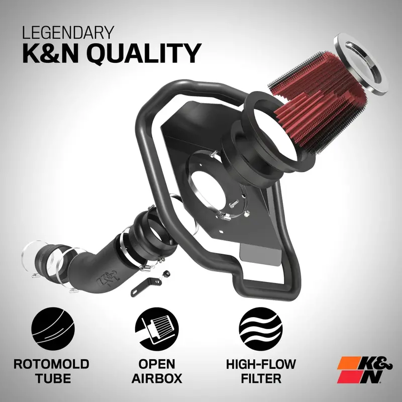 K&N Cold Air Intake System W/ Oiled Filter For 1994-2001 Acura Integra Gs-R 1.8L 2