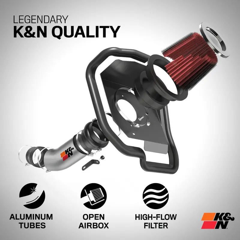 K&N Cold Air Intake System W/ Oiled Filter For 1999-2005 Bmw 3 Series 2.5L/2.8L 2