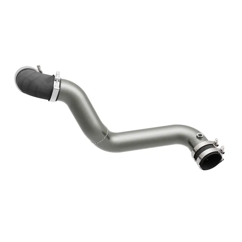 K&N Gunmetal Gray Aluminum Charge Pipe For 2015-2025 Ford F-150/Raptor 3.5L 2