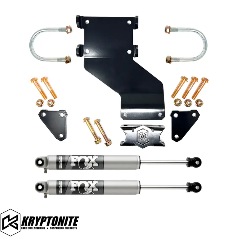 Kryptonite Death Grip Dual Steering Fox Stabilizer Kit For 03-13 Ram 2500/3500 1