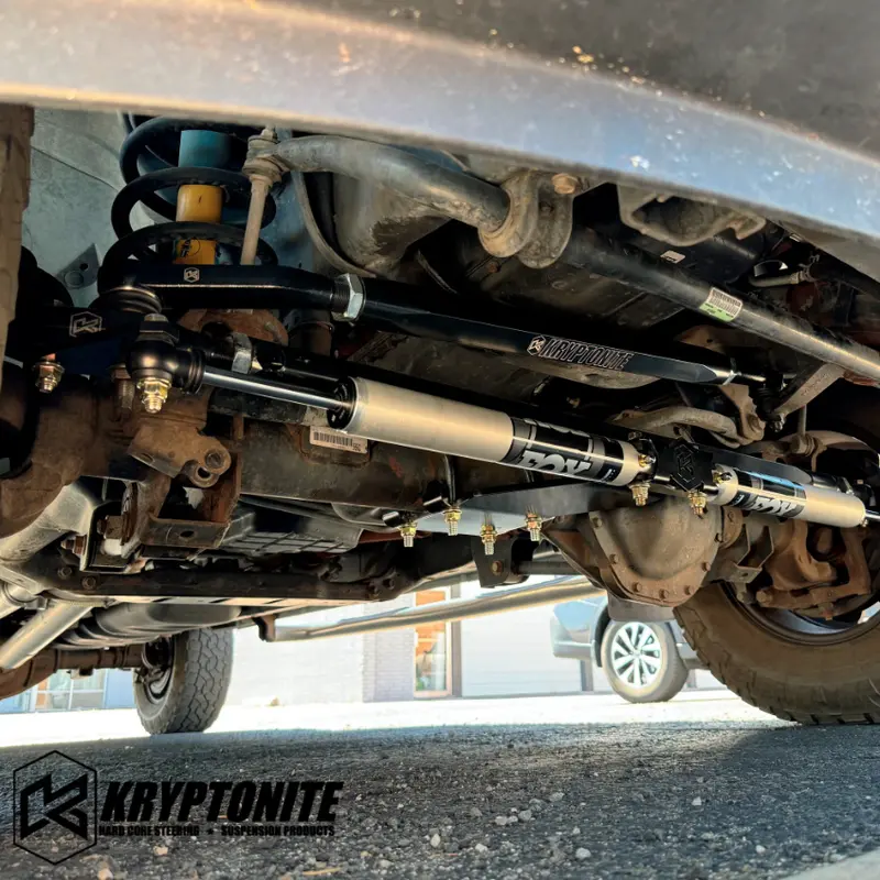 Kryptonite Death Grip Dual Steering Fox Stabilizer Kit For 03-13 Ram 2500/3500 2