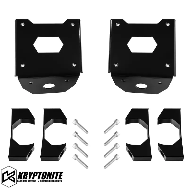 Kryptonite Front Shock Reservoir Mount Kit For 01-10 Chevy/Gmc 2500/3500 1