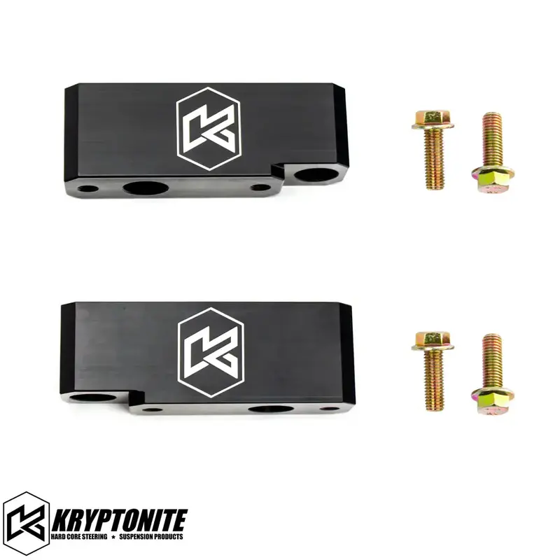 Kryptonite Front Sway Bar Relocation/Drop Bracket Kit For 11-23 Ford F250/F350 1