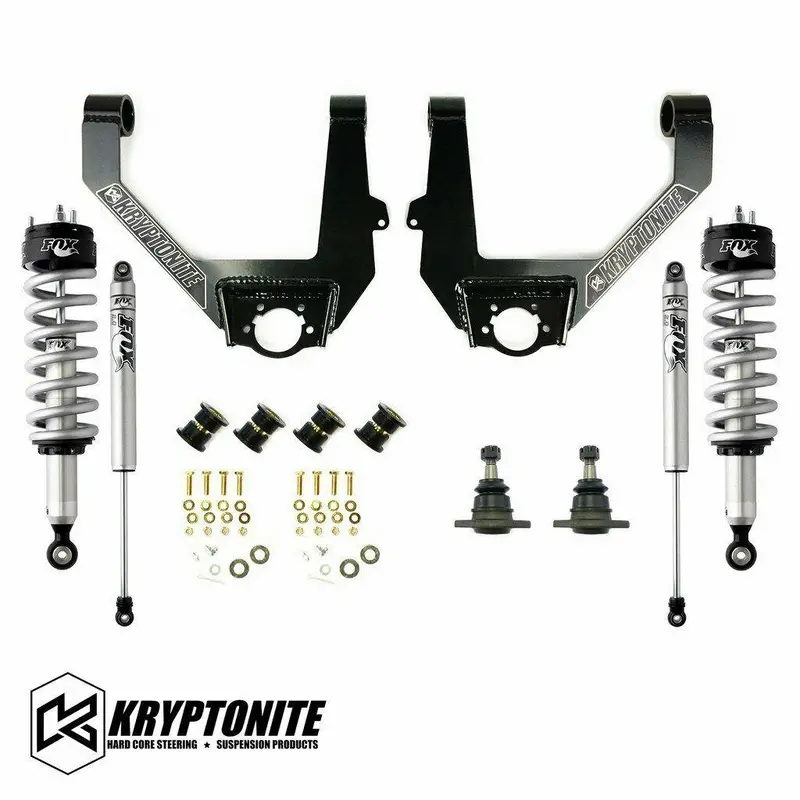 Kryptonite Stage 3 Leveling Kit With Fox Shocks For 14-18 Gm 1500 Trucks & Suvs 1