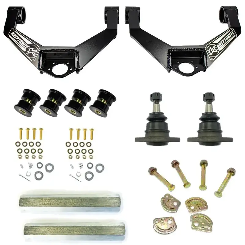 Kryptonite Upper Control Arms/Cam Bolts/Tie Rod Sleeves For 20+ Gm 2500Hd/3500Hd 1