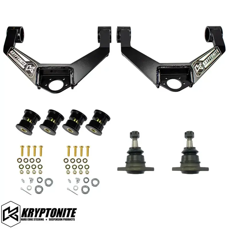 Kryptonite Upper Control Arms/Cam Bolts/Tie Rod Sleeves For 20+ Gm 2500Hd/3500Hd 2