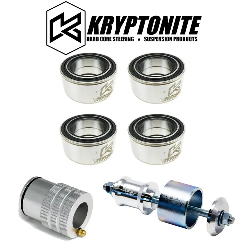 Kryptonite Wheel Bearings/Install & Greaser Tool Kit For 14-23 Rzr Xp1000/Turbo 1