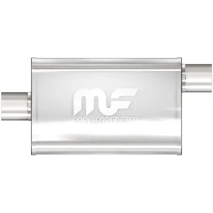 Magnaflow 3In Center Inlet 3In Outlet Oval Straight-Through Muffler 1