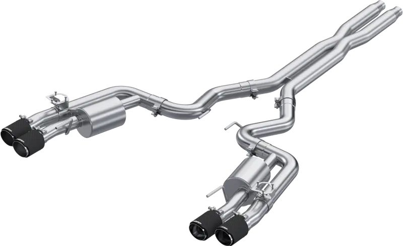 Mbrp 3" Active Profile Cat-Back Exhaust W Carbon Tips For 2024-2025 Mustang Gt 5.0 1