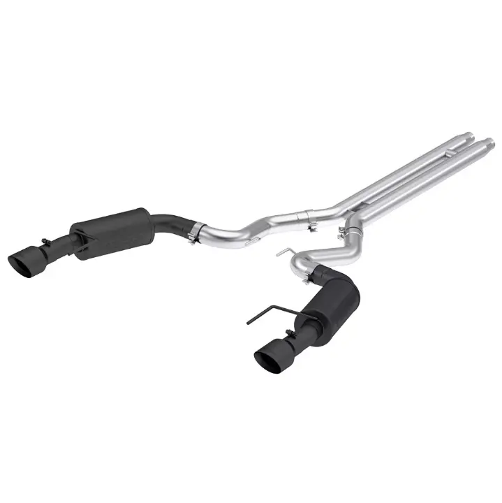 Mbrp 3'' Armor Black Dual Cat-Back Exhaust For 2024-2025 Ford Mustang Gt 1