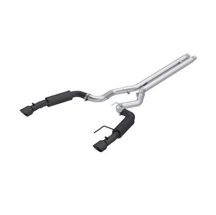 Mbrp 3" Armor Blk Race Cat-Back Exhaust Dual Rear Tip For 2024-2025 Ford Mustang Gt 1