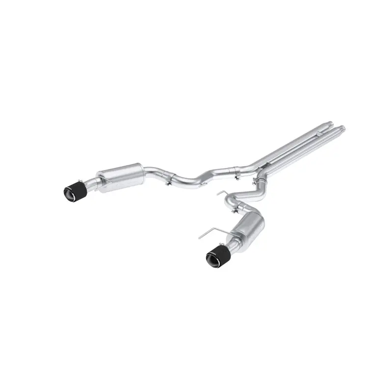 Mbrp 3'' Armor Pro Dual Cat-Back Exhaust W/Carbon Tip For 2024-2025 Ford Mustang Gt 1